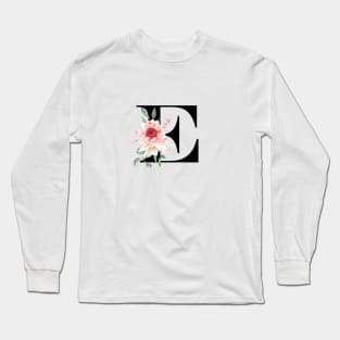 LETTER MONOGRAM E Long Sleeve T-Shirt